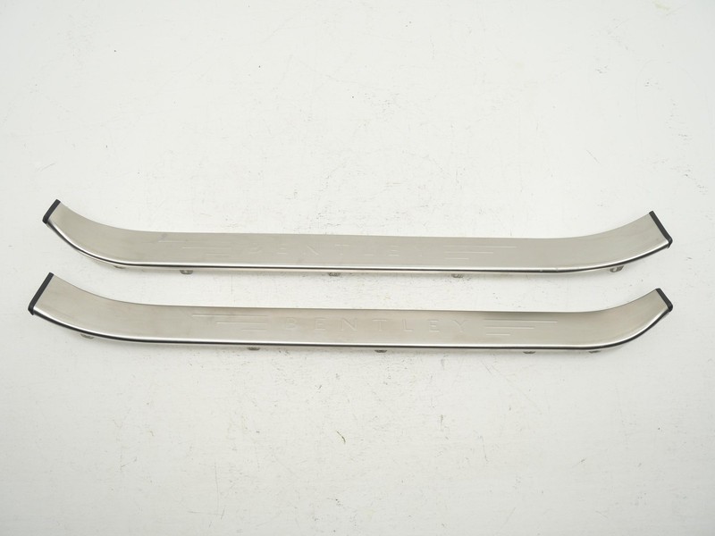 2005 Bentley Continental GT Coupe Door Sill Scuff Step Plate Trim LH/RH Set OEM