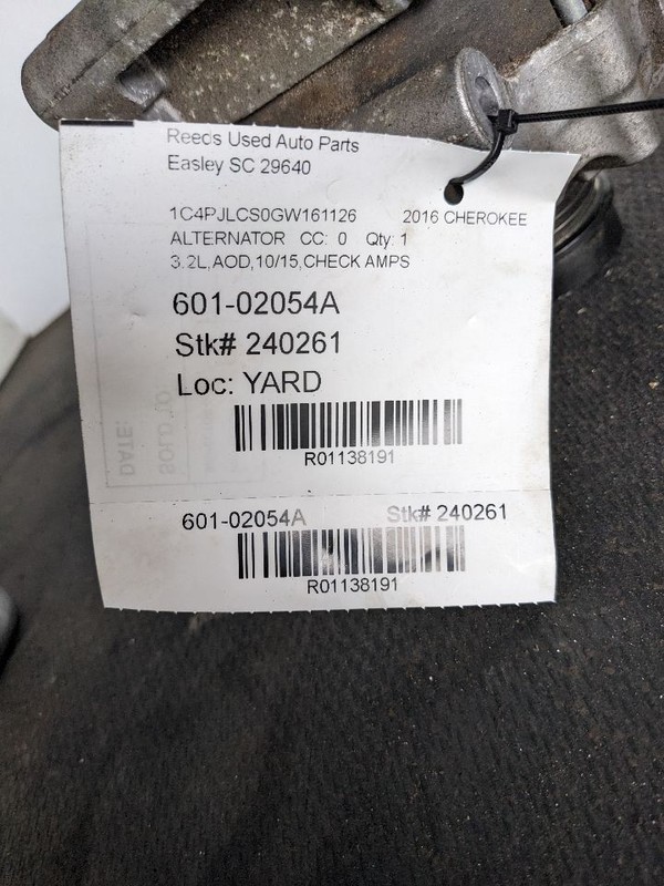Alternator Fits 14-20 CHEROKEE 1138191