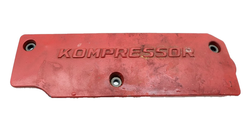 97-04 Mercedes-Benz R170 SLK230 Engine Plate Spark Plug Cover Red 1111501975