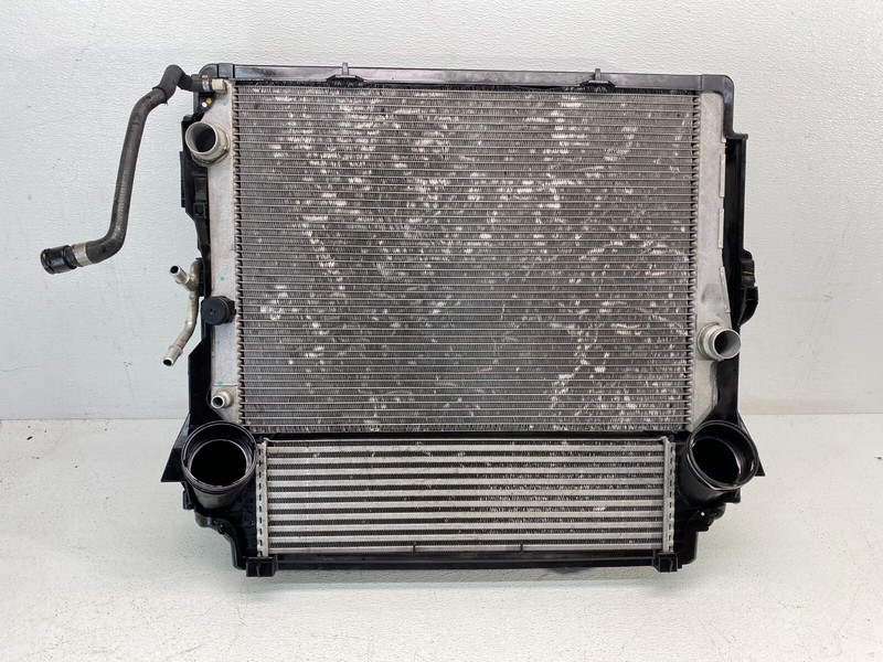 08-14 BMW E70 E71 X5 X6 N55 Front Radiator Condenser Intercooler Assembly OEM✅