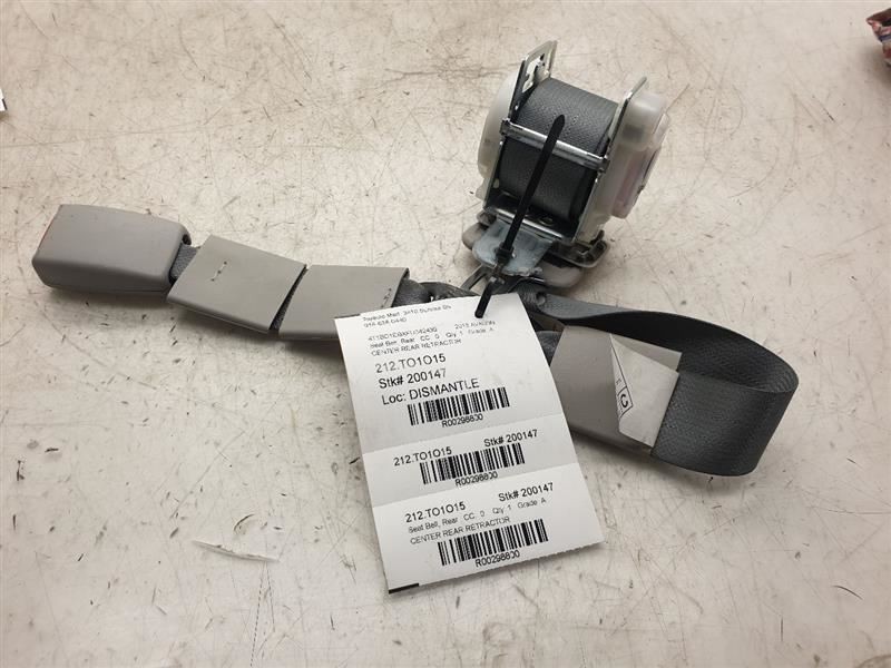 13 14 15 16 TOYOTA AVALON REAR CENTER MOUNTED SEAT BELT BUCKLE ASSEMBLY