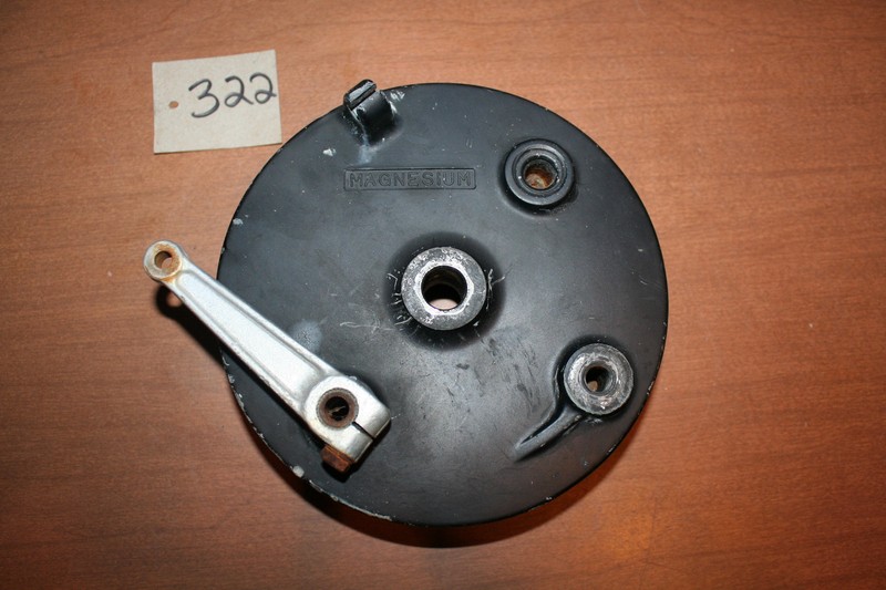 1981 Kawasaki KX 420 Front Brake Panel Assembly OEM 81 A