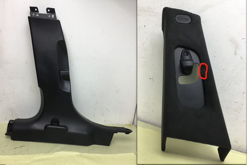 Maserati GHIBLI Left Driver Upper Lower B Pillar Cover Trim Panel Set 14 - 19 :O