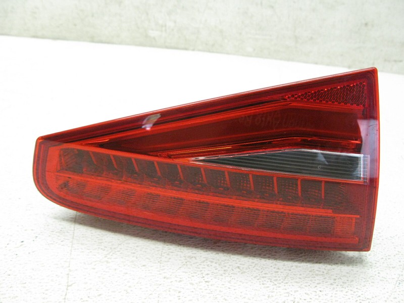 13-16 AUDI B8 A4 S4 SEDAN REAR LEFT DRIVER TRUNK MOUNTED TAIL LIGHT LED 052421