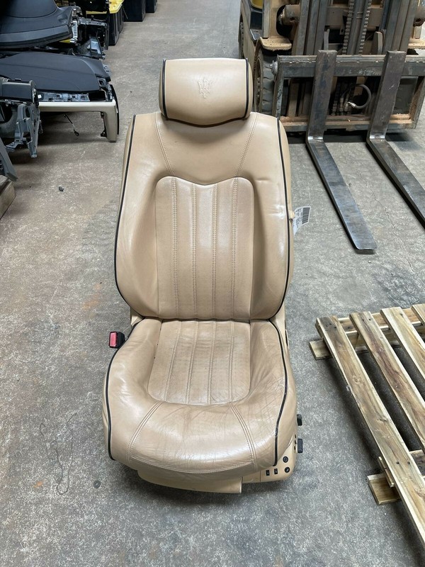 2005-2008 MASERATI QUATTROPORTE FRONT LEFT DRIVER SIDE SEAT LEATHER OEM