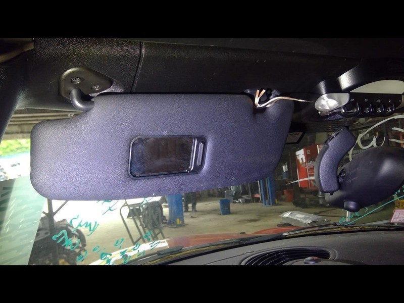 Driver Sun Visor Convertible 2 Passenger Rdstr Fits 09-15 MINI COOPER 1607296
