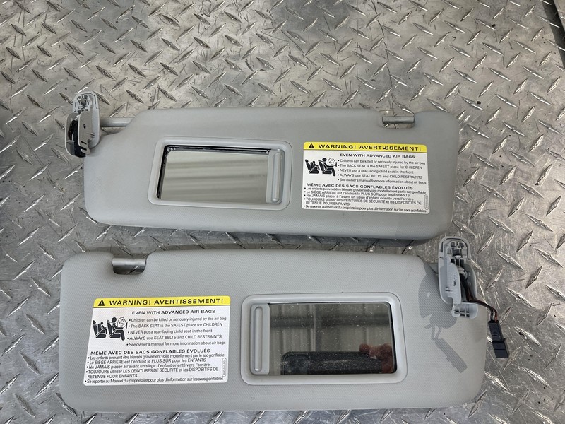 13-14 Audi Q5 Sunvisor Set LH RH Oem Tested 13 14