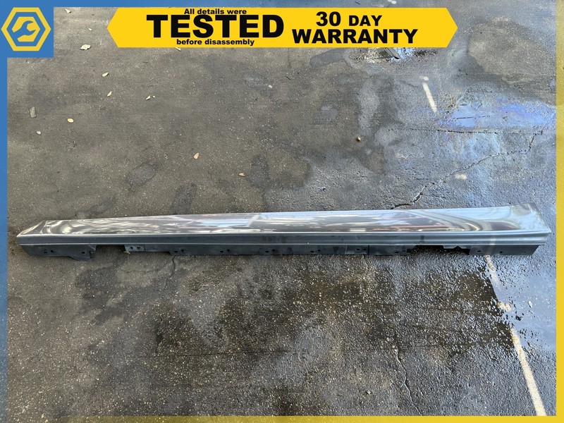 12-19 BMW F30 F31 LEFT SKIRT ROCKER PANEL COVER MOLDING Gray B39 OEM
