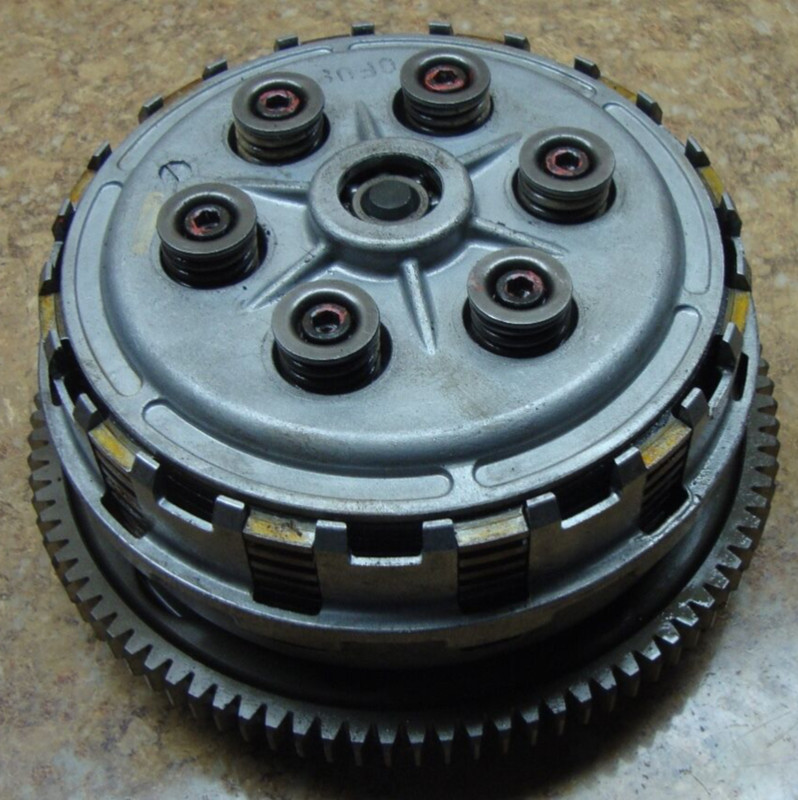 2001 Kawasaki Ninja ZX750 ZX 750 ZX7 R P Clutch Plates Housing Basket Bucket C5