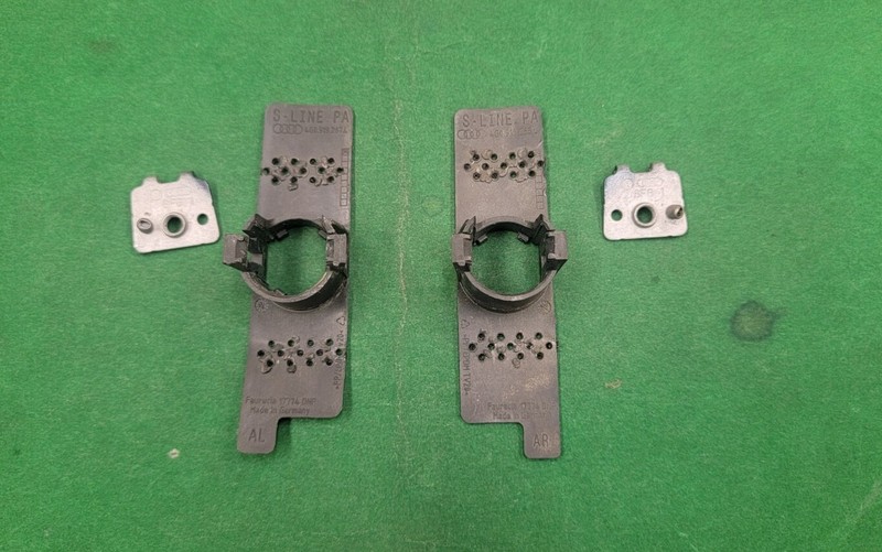 2016 2017 2018 AUDI A6 S LINE S6 FRONT BUMPER Parking Sensor Holder Brackets OEM