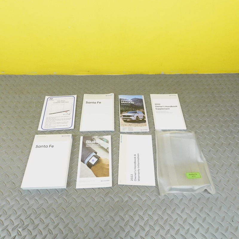2022 HYUNDAI SANTA FE OWNER'S MANUAL COMPLETE FACTORY SET OEM