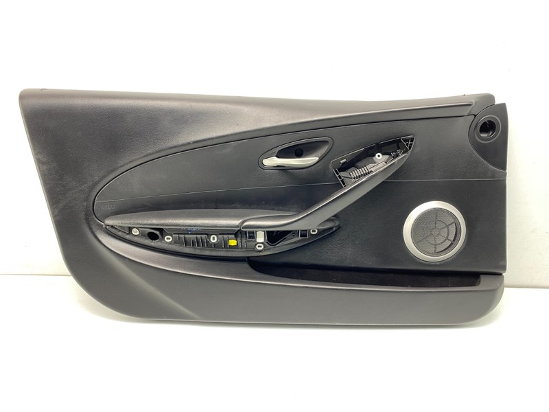 04-10 BMW E63 E64 650 M6 Left Driver Door Panel Card Black Merino Leather OEM✅
