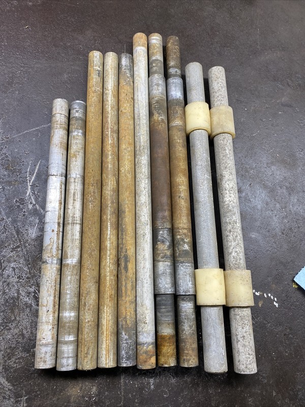 1974 VintageSnowmobile Coleman Skiroule RTX 440 Rear Suspension Shafts
