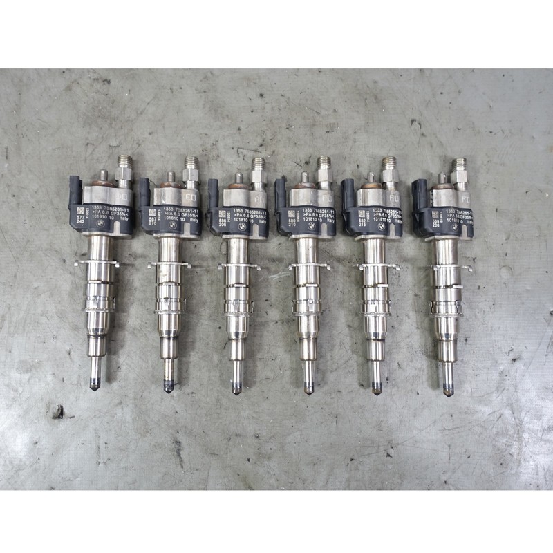 2007-2015 BMW E89 E90 N54 N63 N74Direct Fuel Injector Set of 6 Index 11 OEM