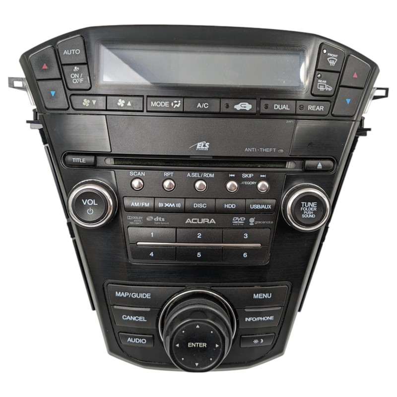 2010-2013 Acura MDX AM FM Radio Receiver w CD Player 39101-STX-A610-M1