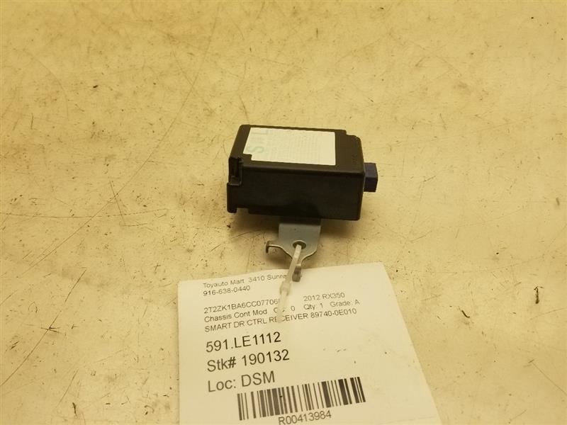 2012 LEXUS RX350 3.5L RWD AT SMART DOOR RECEIVER CONTROL MODULE ECM