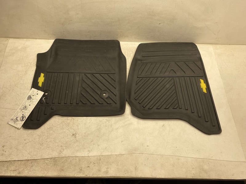 2014-2018 Chevrolet Silverado Front Left & Right Rubber All Weather Floor Mats