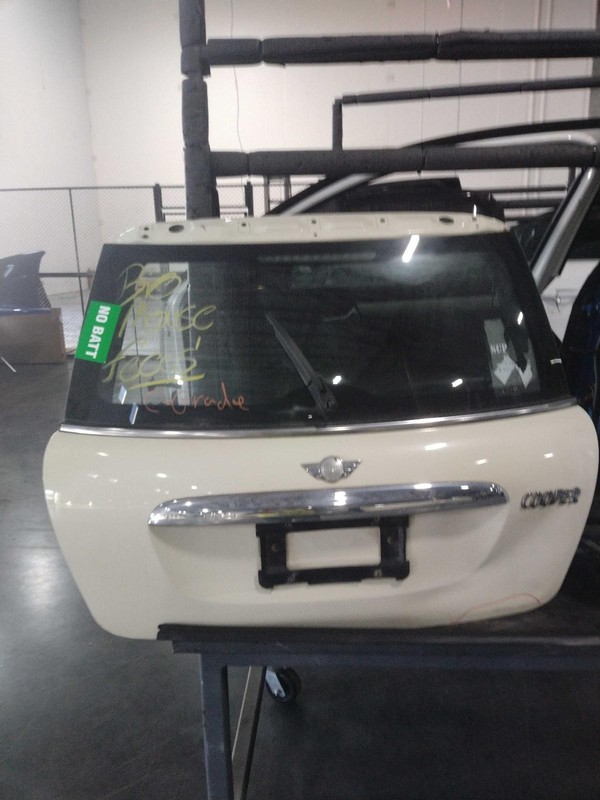 2008 MINI COOPER WHITE OEM Deck Lid - Used, 59K Miles, Scratch Damage