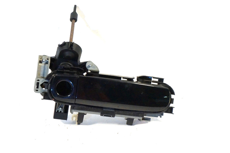 02-05 AUDI A4 B6 FRONT DRIVER EXTERIOR DOOR HANDLE BRILLIANT BLACK LY9B/LY9B OEM