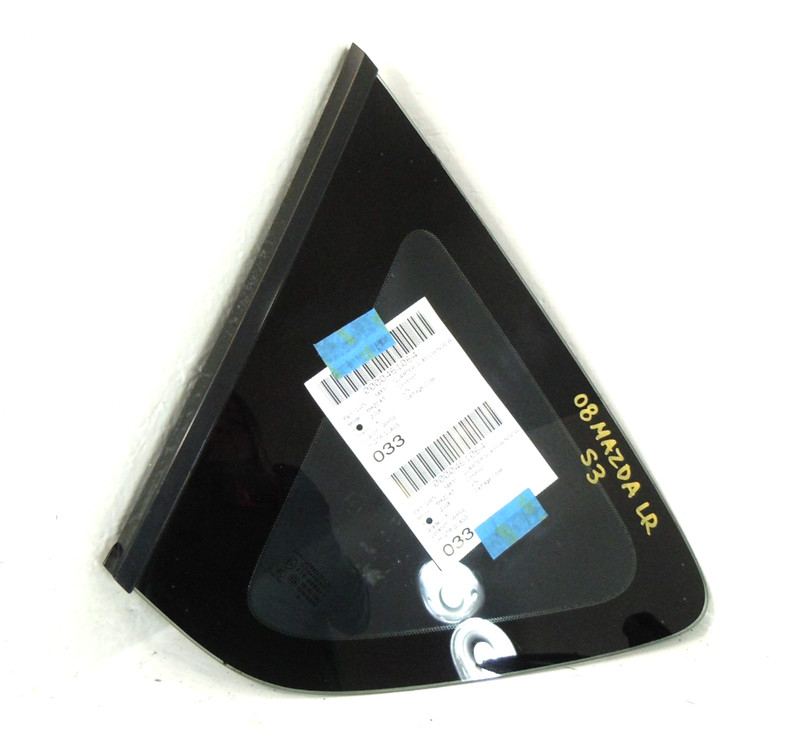2004-2009 Mazda 3 Hatchback Rear Quarter Window Glass Driver Left OEM