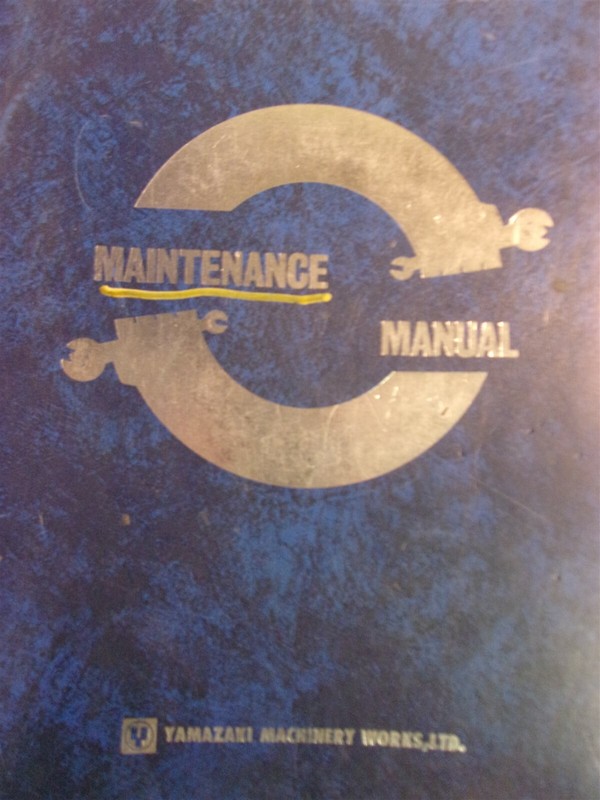 Yamazaki Maintenance Manual VQC-30/50 61725 Mazatrol *FREE SHIPPING*