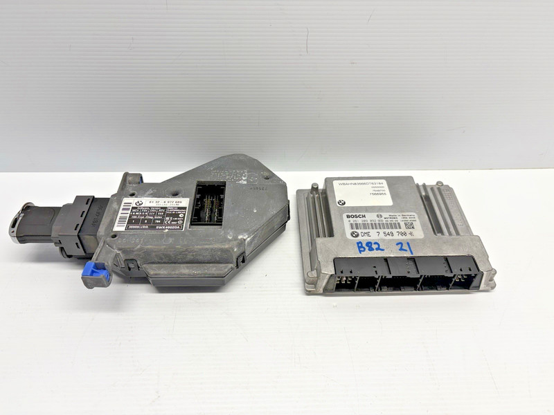 2006-2008 BMW 750i E65 E66 ECU DME ENGINE COMPUTER MODULE KEY IGNITION SET