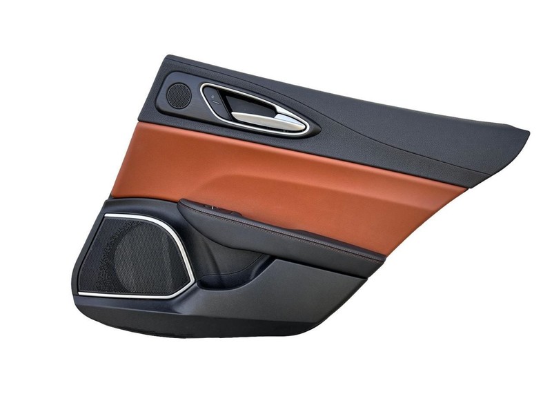 2017-2022 Alfa-Romeo Giulia Right Passenger Side Rear Door Trim Panel Brown