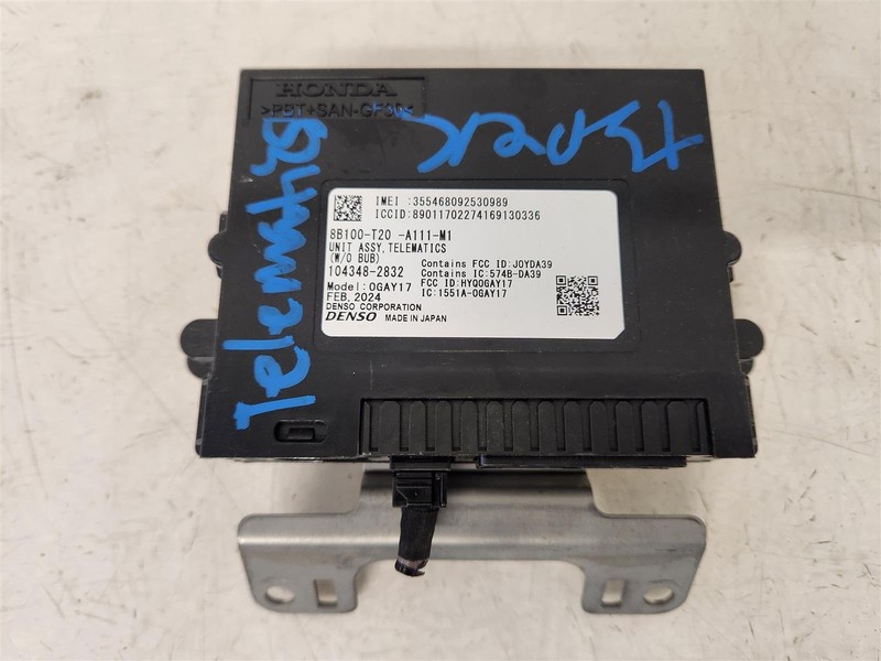 2024 Honda Civic Telematic Control Module 8B100-T20-A31
