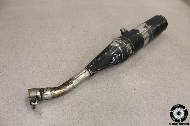 2006 Kawasaki Ninja 250R EX250F LEFT EXHAUST PIPE MUFFLER SLIP ON SILENCER EX 06