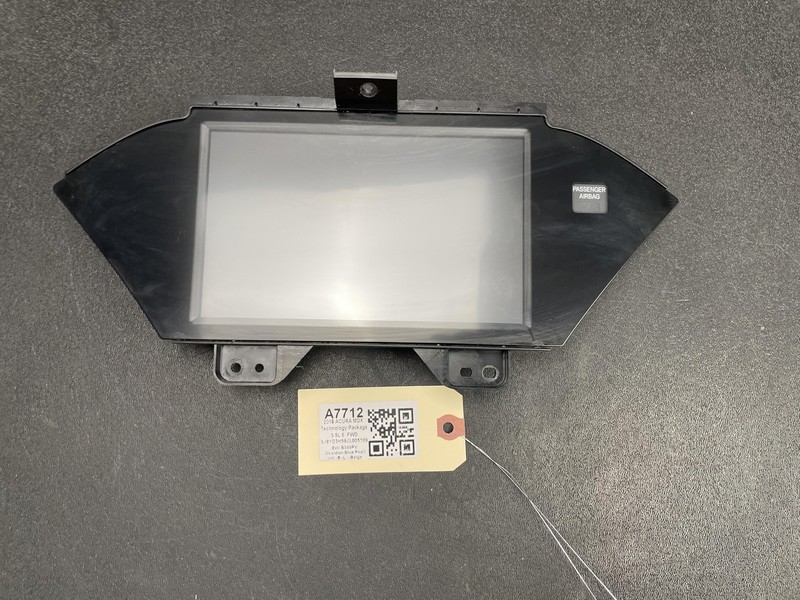 Info Display Screen 8" 2018 Acura MDX 39810-TZ5-A31 2019 2020