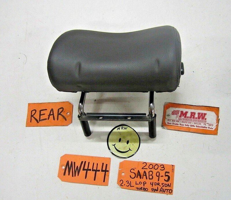 REAR SEAT HEADREST HEAD REST LEATHER BACK LEFT RIGHT for 02 03 04 05 06 SAAB 9-5