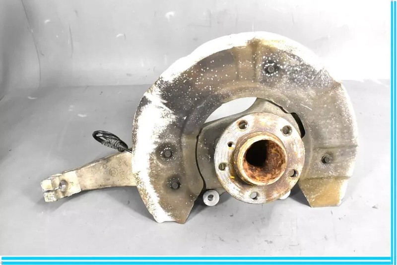 09-14 BMW 750Li 750i F02 Front Right Side Spindle Knuckle Hub w/ Ball Joint OEM