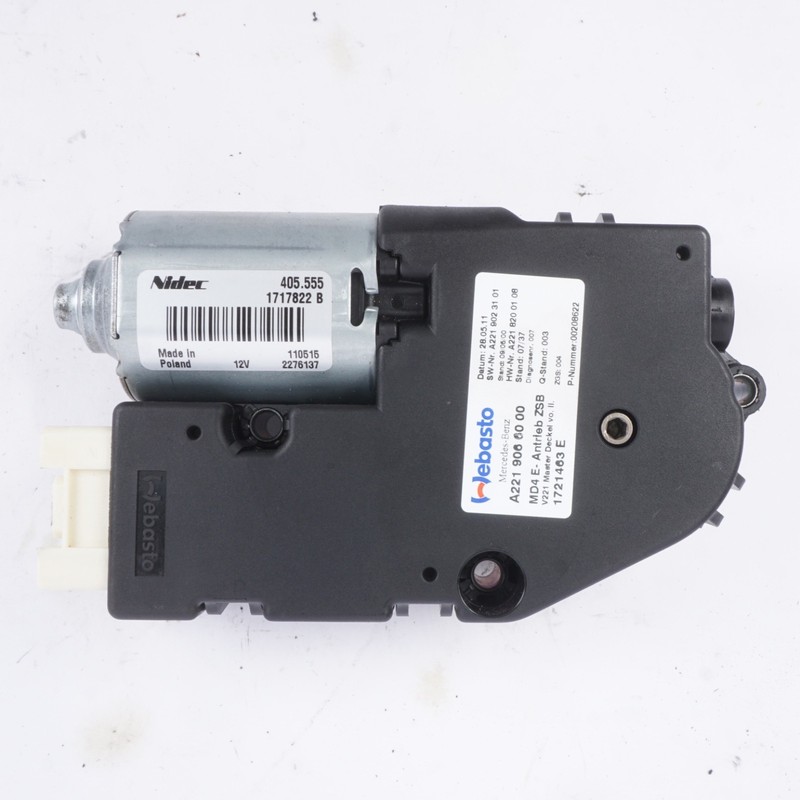 2007 - 13 Mercedes S550 S600 S400 W221 Upper Sunroof Sun Roof Motor A2219066000