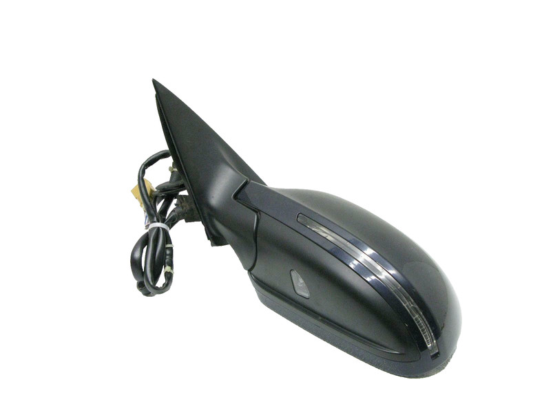 BLUE 💚 08-10 Audi A8 D3 Front Left Driver Exterior Door Mirror W/ Puddle OEM