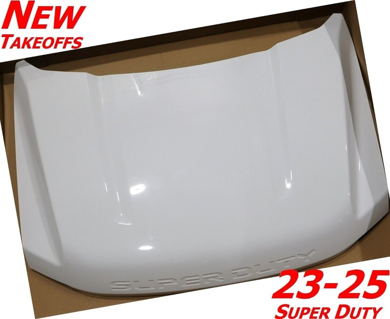 2023 FORD Super Duty F250 Oxford White Z1 Original NEW Take-Off Hood OEM Factory