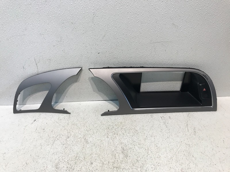 09 10 11 12 13 14 15 AUDI S5 Dash Trim Bezel Silver 8T1857186