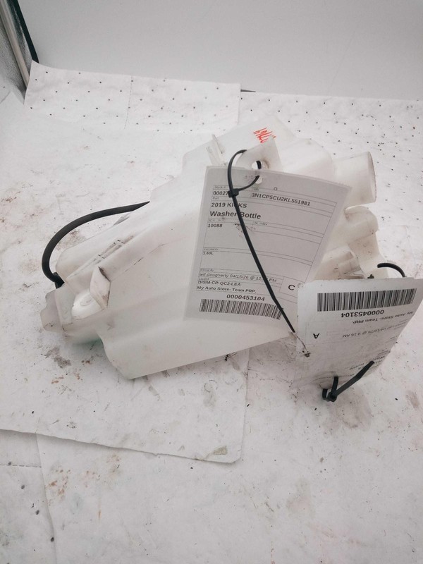 2019 Nissan KICKS Washer Fluid Reservoir OEM Grey 1.6L 289105RL0A 99k Miles