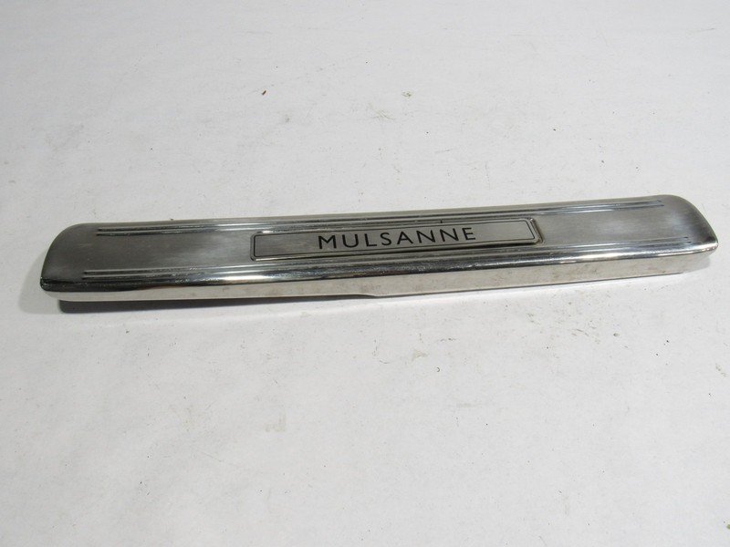 10-20 Bentley Mulsanne 2012 Front Left Driver Door Sill Scuff Plate Trim @1