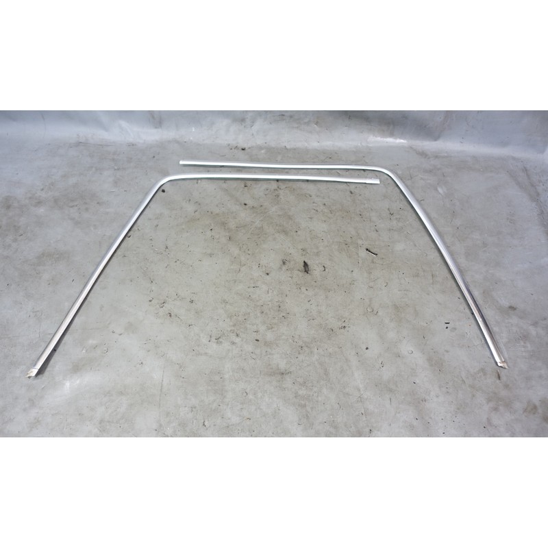 1978-1987 BMW E23 7-Series Factory Rear Windshield Ext Trim Strips Chrome OEM