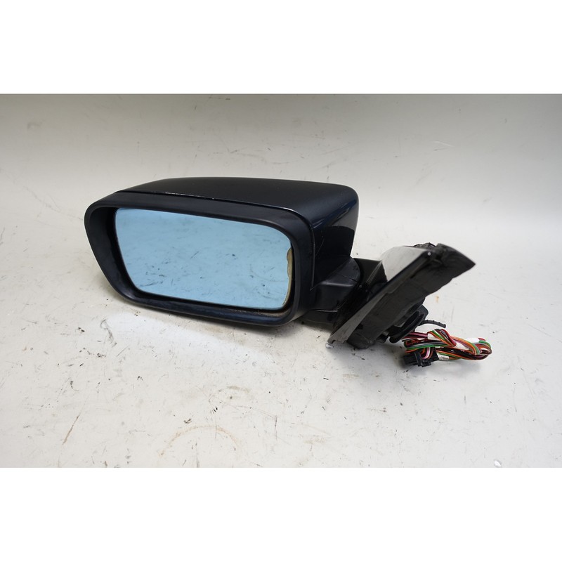 1997-2003 BMW E39 5-Series Left Outside Side Mirror Moire Grey Gloss OEM