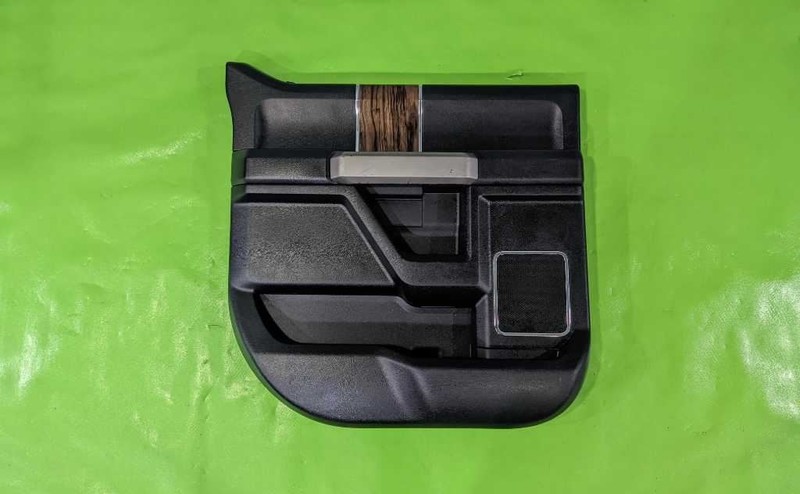 15-20 FORD F150 LARIAT DRIVER LEFT REAR INTERIOR DOOR PANEL OEM 4601-75