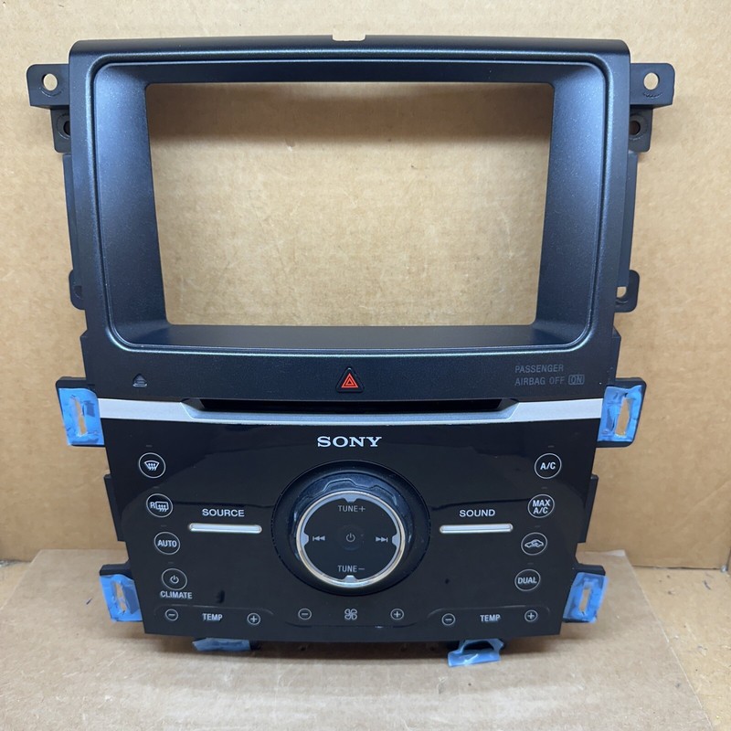 2011-2014 Ford Edge Sony Radio Face Climate Control Panel Bezel DT4T-18A802-CC