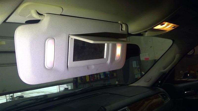 Driver Left Sun Visor Illuminated Fits 07-14 ESCALADE 1800375