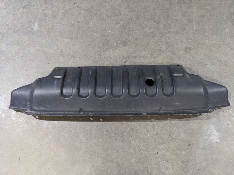 07-17 Jeep Wrangler Front Bumper Lower Valance Dam Skid Plate Panel Cove 1152213