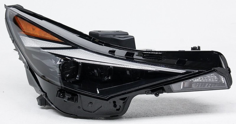 OEM Hyundai Elantra Right Passenger Side LED Headlamp 92102-AB100 (Tab Gone)