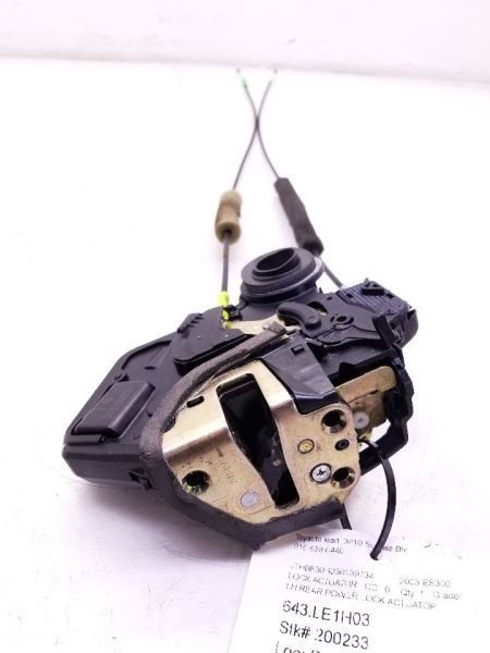 2003 LEXUS ES300 DRIVER SIDE REAR DOOR LOCK ACTUATOR ASSEMBLY