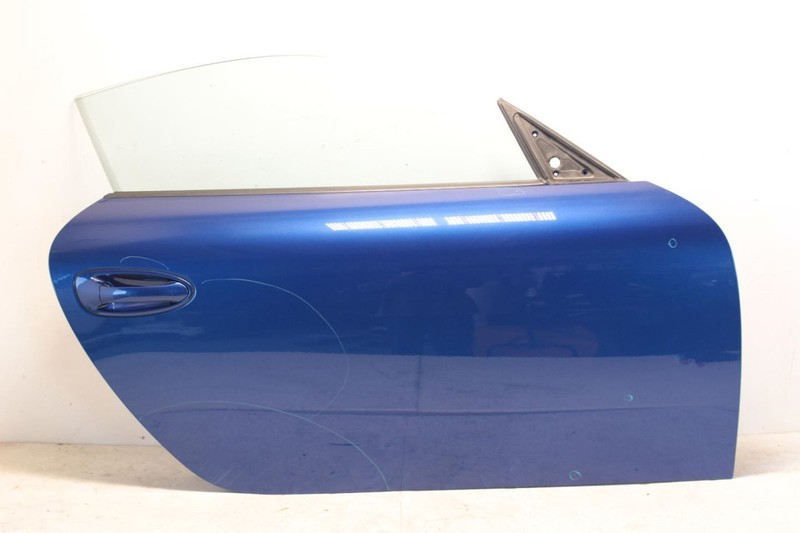 11-12 Porsche Cayman 2.9L Blue Passenger Right Front Door Assembly