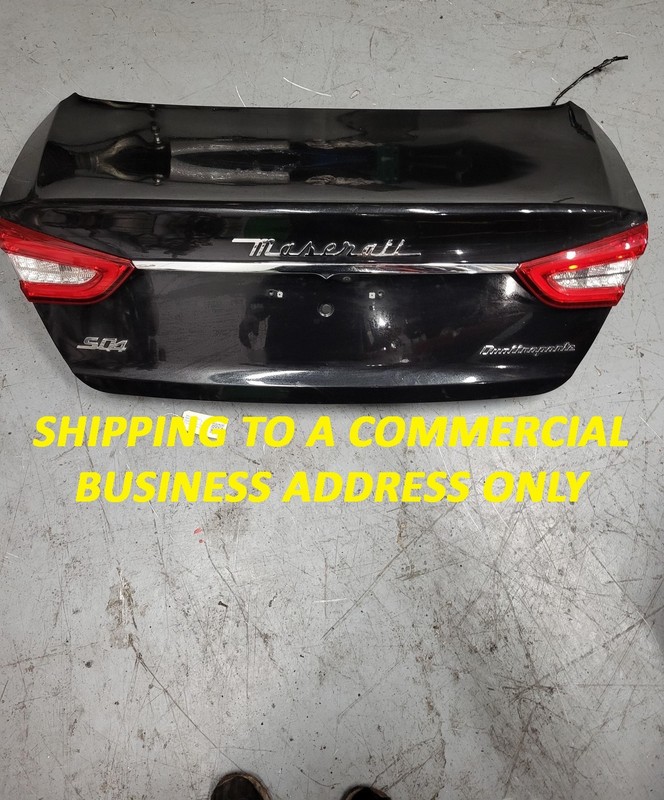 Used Oem Maserati Liftgate Tailgate Trunk Deck Lid Hatch 2014-2018 Quattroporte
