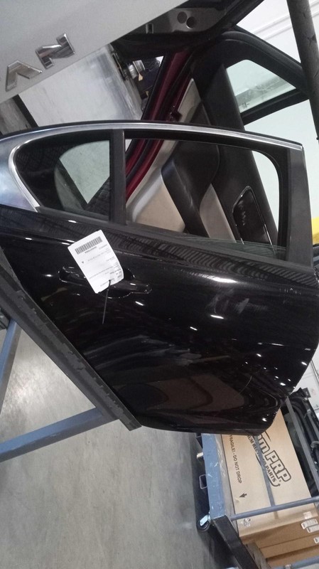 2017 Jaguar XE Rear Right Door Black 661767 Used Small Scratch 48K Miles