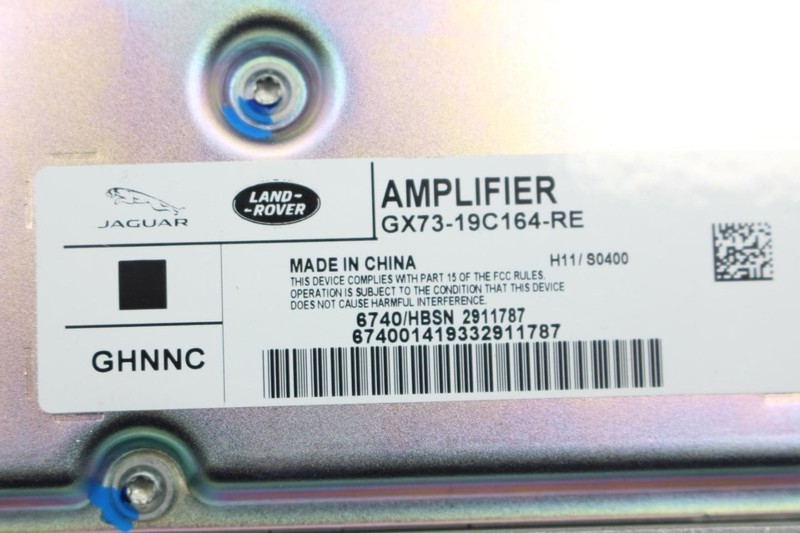 Radio Amplifier ID GX7319C164RE Fits 17-18 F-PACE 289383